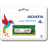 ADATA AD4S2133W4G15-R [4GB DDR4 2133MHz(PC4-17000) 260Pin Unbuffered SO-DIMM]