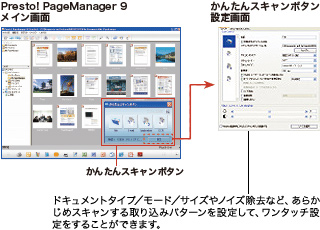 画像:Presto! PageManagerを標準同梱
