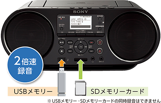 e-TREND｜ソニー（SONY） ZS-RS81BT [CDラジオ]