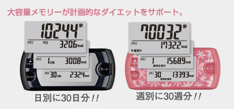 【万歩計】ポケット万歩 EX-500