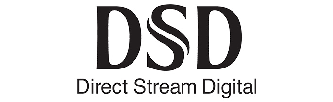 画像：DSD（Direct Stream Digital）ロゴ