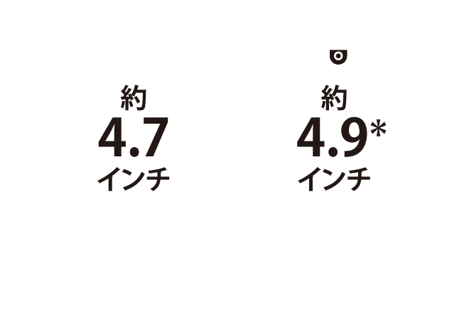 4.9インチ