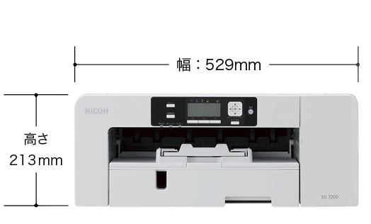 画像1：A3機なのにコンパクト