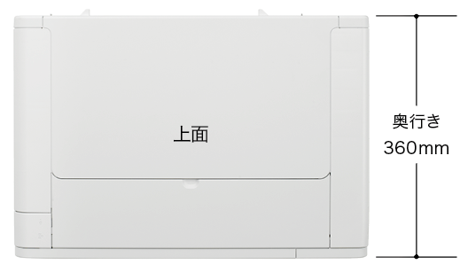 画像2：A3機なのにコンパクト