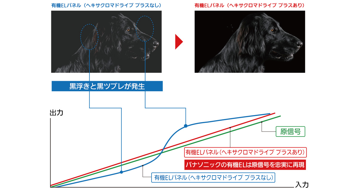 ［暗部階調］ ノイズレスな黒表現力