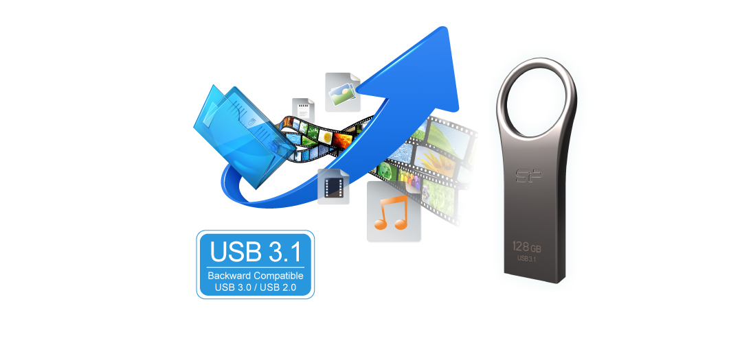Jewel J80 USB 3.1Gen1(USB3.0、USB2.0互換)　 インターフェース