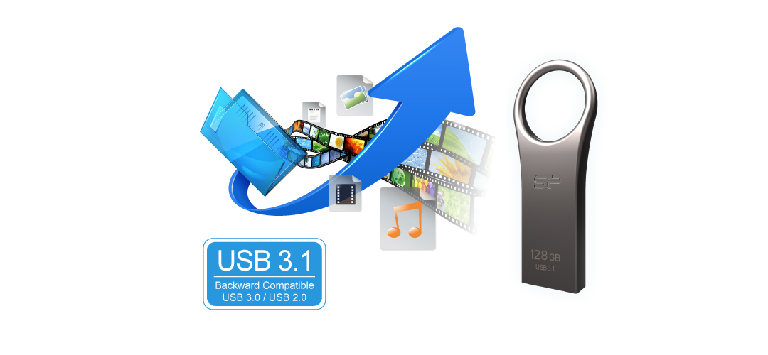 Jewel J80 USB 3.1Gen1(USB3.0、USB2.0互換) インターフェース