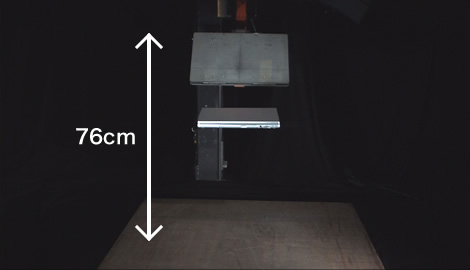 レッツノートの76cm落下試験