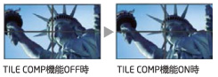 TILE COMP機能の表示イメージ