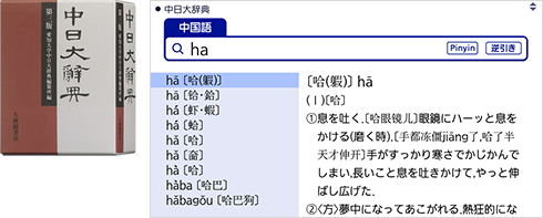 中日大辞典 第三版(収録数:親字約14,000字)
