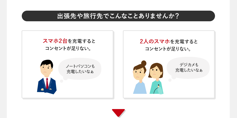 出張先や旅行先でこんなことありませんか？