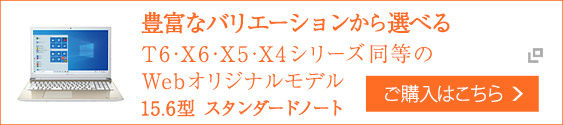 豊富なバリエーションから選べる　T6・X6・X5・X4シリーズ同等のwebオリジナルモデル