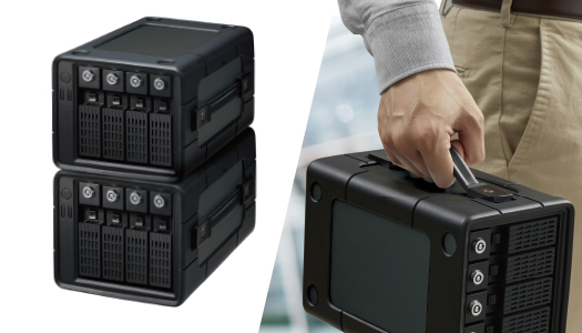 外付けハードディスク・ドライブ ELECOM 4Bay RAID HDD ELD-4B120UBK 4Bay RAID HDD - ELD-4B120UBK