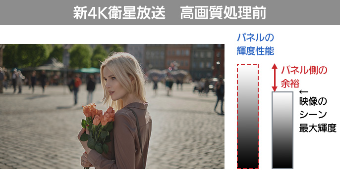 新4K衛星放送 高画質処理前