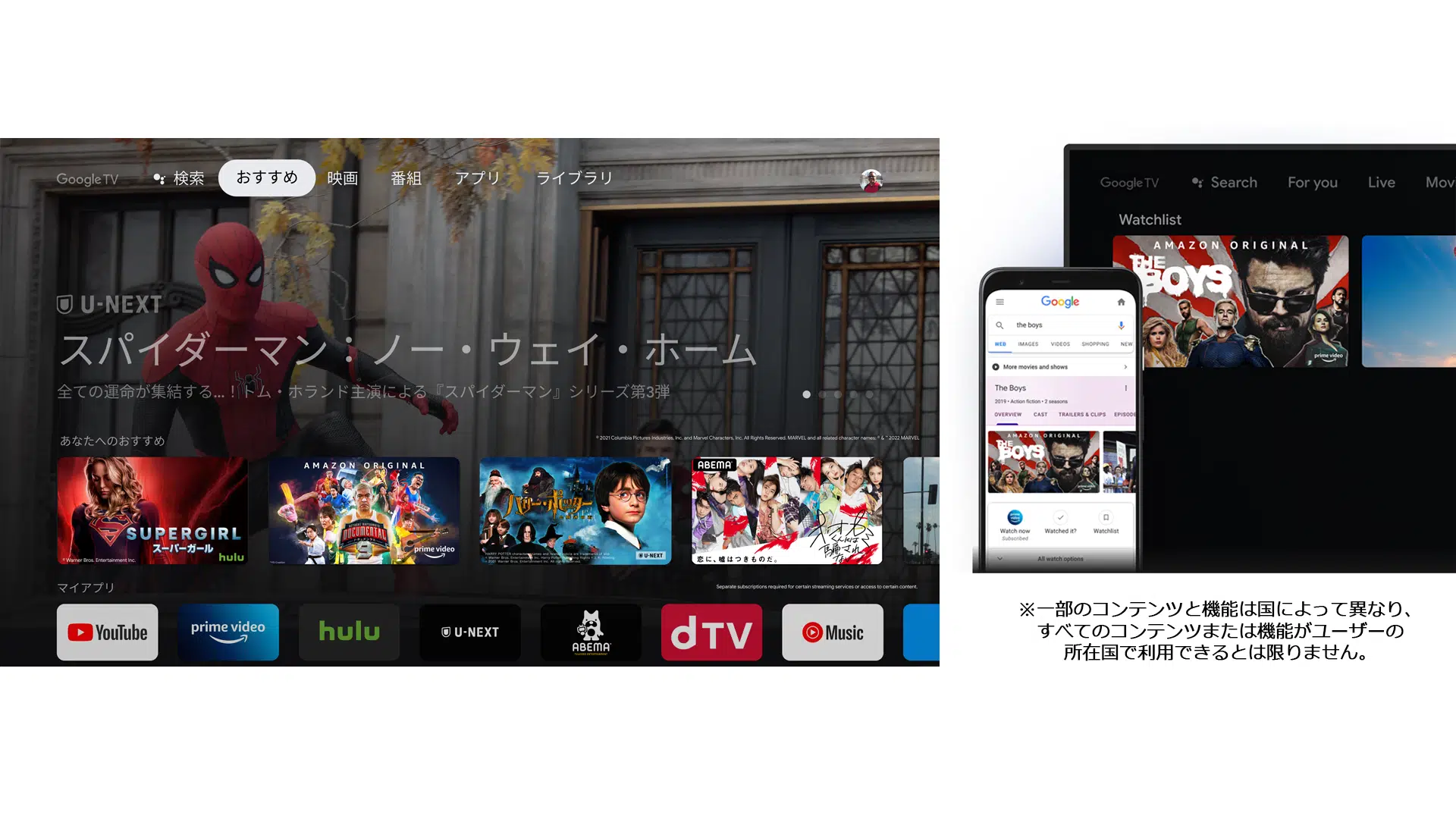 Google TV搭載