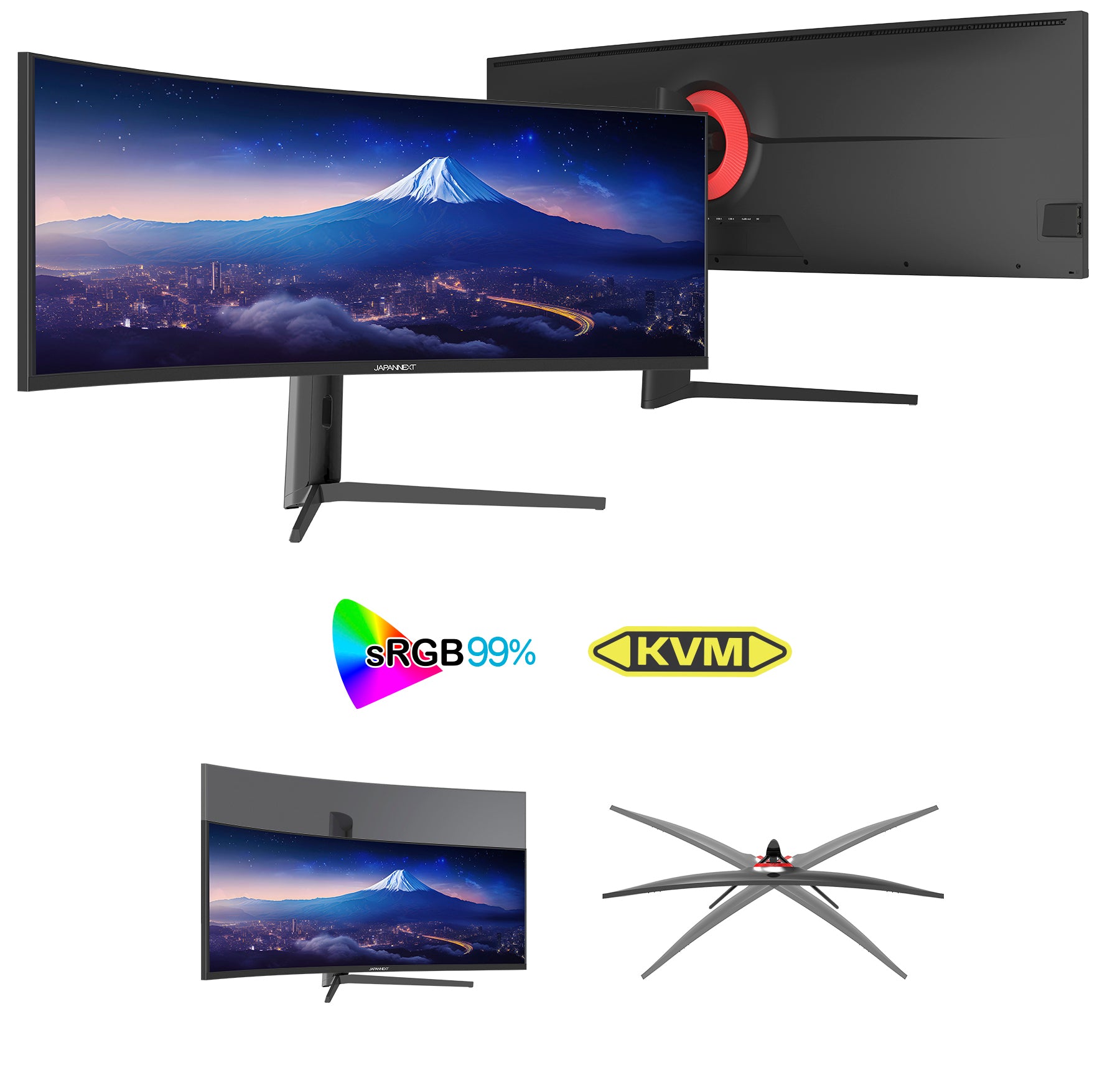 e-TREND｜JAPANNEXT JN-IPS49DWQHDR-C65W-HS [液晶ディスプレイ 49型