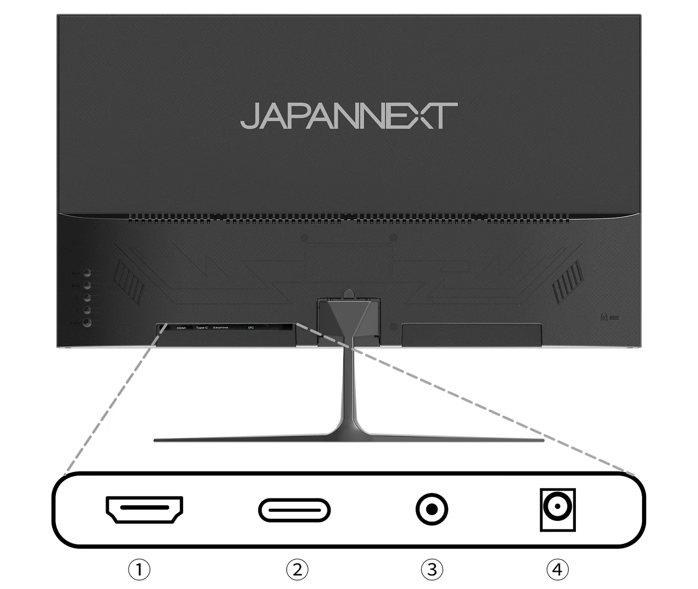 japannext★液晶モニター JN-i2382FHD-C65W 23.8型 JAPANNEXT 23.8インチ IPSパネル搭載 フルHD(1920x1080)解像度 液晶