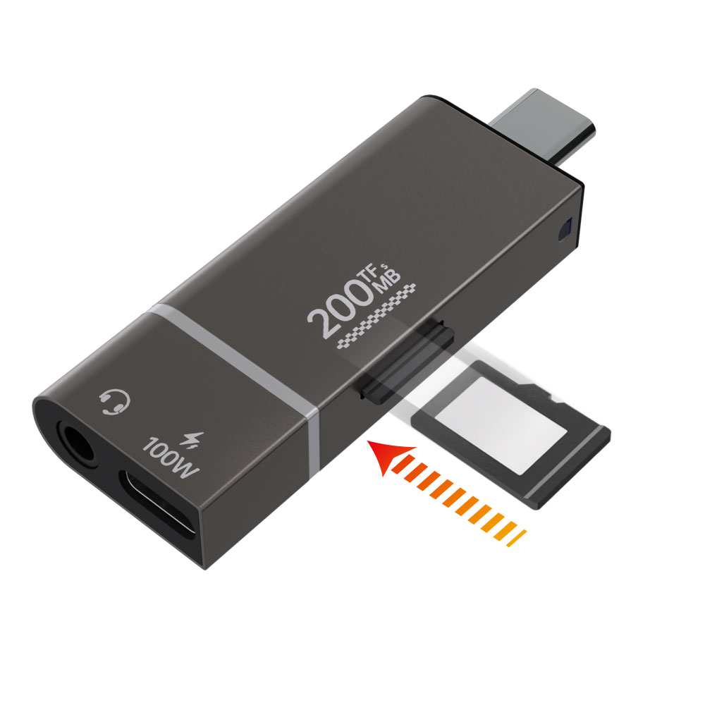 プッシュ式で挿入簡単