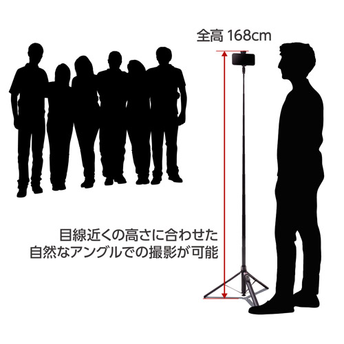 Velbon（ベルボン）Coleman セルフィースタンド ティップタップ