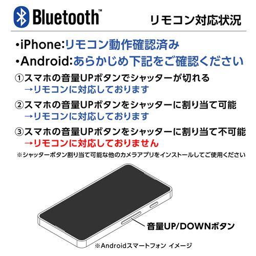 Velbon（ベルボン）Coleman セルフィースタンド ティップタップ