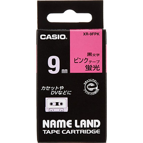 カシオ XR-9FPK [ネームランドテープ9ミリ]