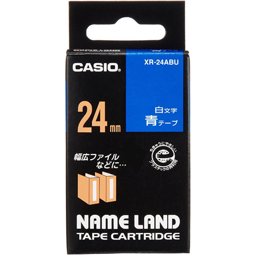 カシオ XR-24ABU [ネームランドテープ24ミリ]