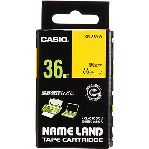 カシオ XR-36YW [ネームランドテープ36ミリ]