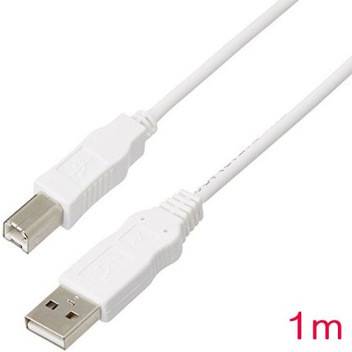 USB2-ECO10WH [EU RoHS指令 USB2.0ケーブル 1.0m(ホワイト)]