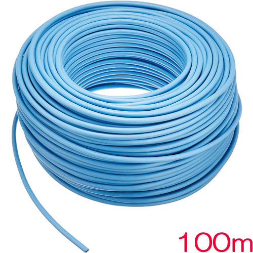 LD-CTS100/RS [EU RoHS指令準拠 CAT5E対応 STPケーブル 100m/リール巻(ブルー)]