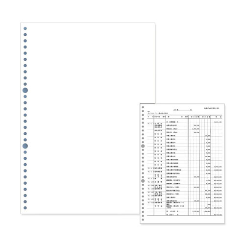 エプソン 応援 AZ09 [ページプリンタ元帳 A4白紙(30穴) 2000枚]