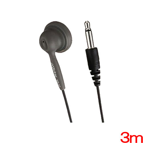 JVC(ビクター) MR-57-H [イヤホン(3m・3.5mmミニプラグ・グレー)]
