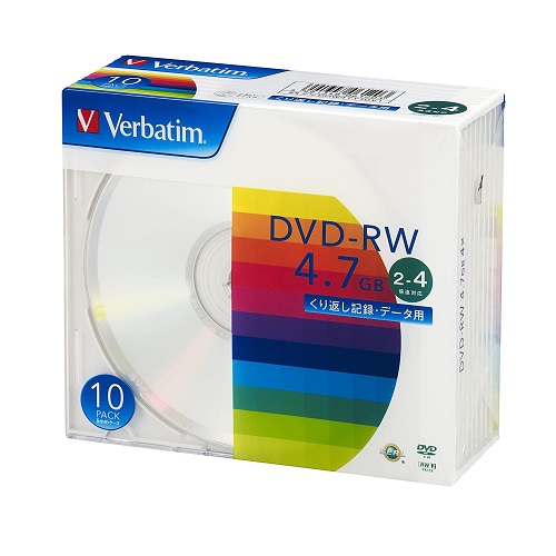三菱化学メディア DHW47Y10V1 [DVD-RW 4.7GB 4倍速対応 10枚 シルバー]