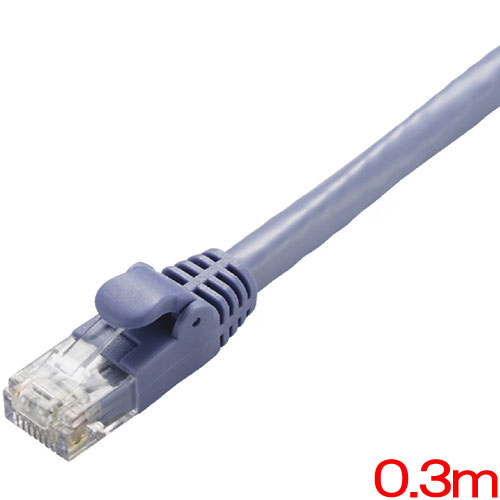 LD-GPA/BU03 [CAT6A対応 GigabitLANケーブル 0.3m/ブルー]