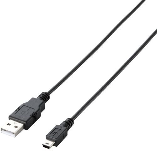 エレコム U2C-JM05BK [エコUSB2.0ケーブル/A-miniBタイプ/エコ/0.5m/ブラック]