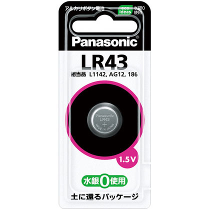 パナソニック LR43P [アルカリボタン電池 LR43]