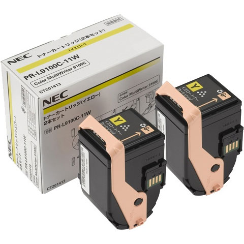 NEC PR-L9100C-11W [トナーカートリッジ（イエロー）2本セット]