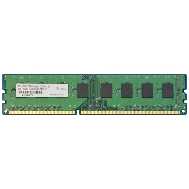 まとめ）アドテック DDR3 1333MHzPC3-10600 240Pin Unbuffered DIMM