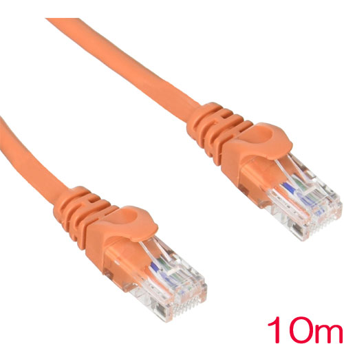 GH-CBE5E-10MO [CAT5E LANケーブル 簡易パッケージ オレンジ 10M]