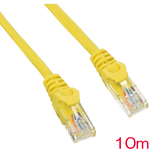 GH-CBE5E-10MY [CAT5E LANケーブル 簡易パッケージ イエロー 10M]