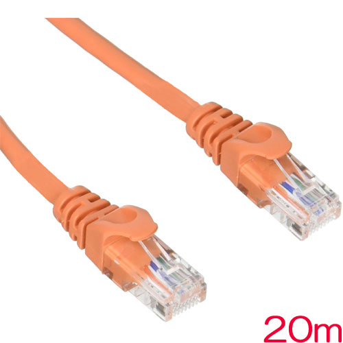 GH-CBE5E-20MO [CAT5E LANケーブル 簡易パッケージ オレンジ 20M]