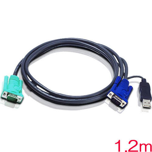 ATEN USB KVMケーブル SPHDタイプ 1.2m
