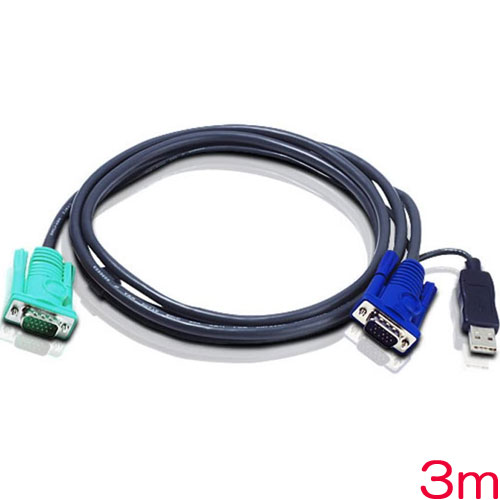 2L-5203U [USB KVMケーブル 3m SPHD KVM]