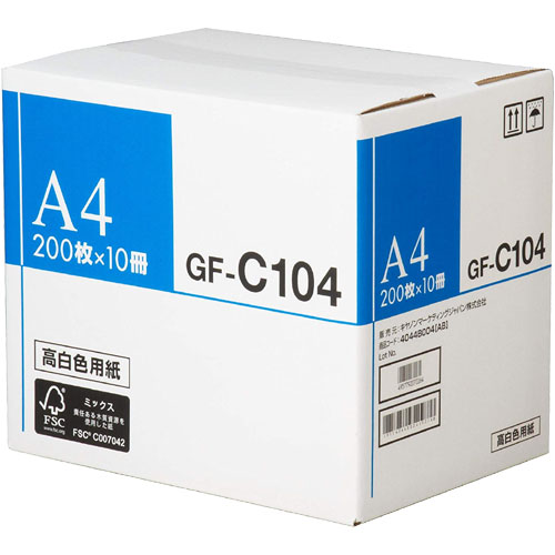 キヤノン 4044B004 [GF-C104 A4 FSCMIX SGS-COC-001433]