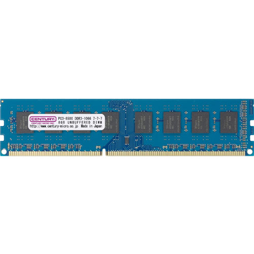センチュリーマイクロ CD2G-D3U1066 [デスクトップ用 PC3-8500/DDR3-1066 2GB]