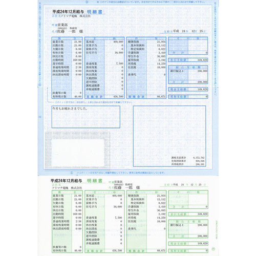 ソリマチ SR211 [給与・賞与明細書(封筒型)300枚入]