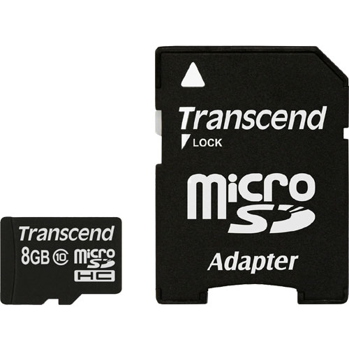 トランセンド TS8GUSDHC10 [8GB microSDHCカード Class10]
