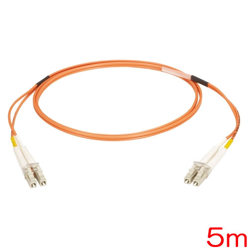 ブラックボックス・ネットワークサービス EFN6021-005M [50μ光ファイバパッチケーブル(橙色) LC/SC 5m]