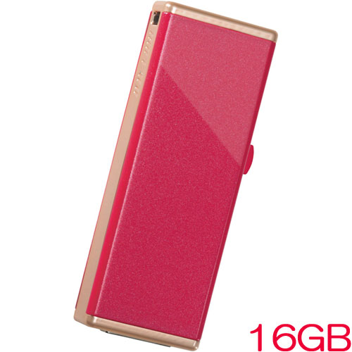 RUF3-JW16G-GP [女性向 キャップレス USB3.0 USBメモリー 16GB ピンク]
