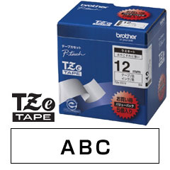 ブラザー TZe-231V [ラミネートテープ(白地/黒字) 12mm 5本パック]