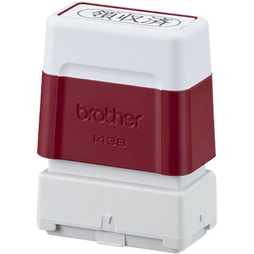 ブラザー スタンプクリエータープロ用 スタンプ(ラバーグリップタイプ) 赤6個入り